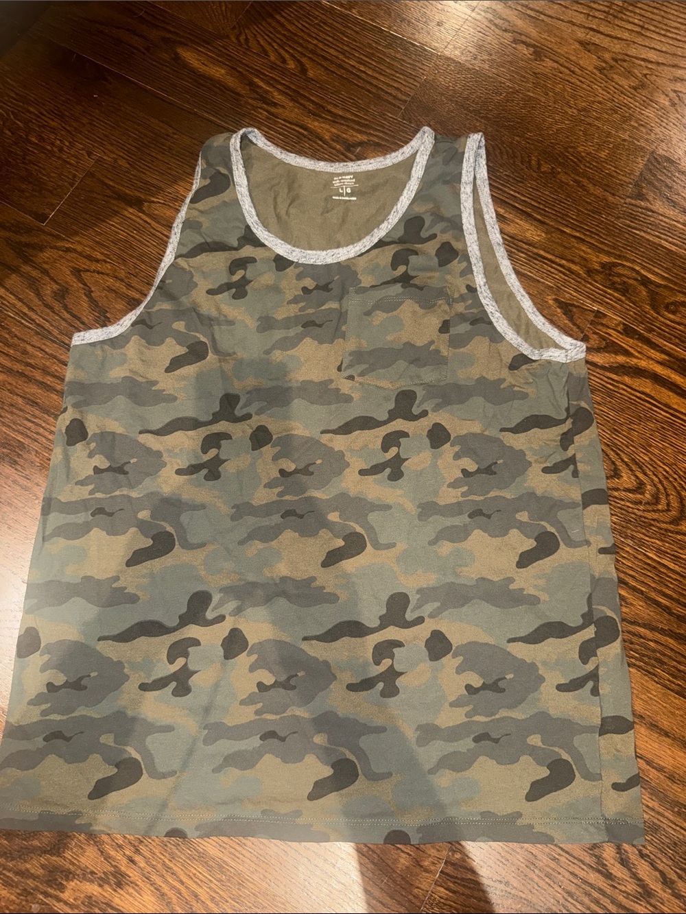 Old Navy soft wash army tank top size large